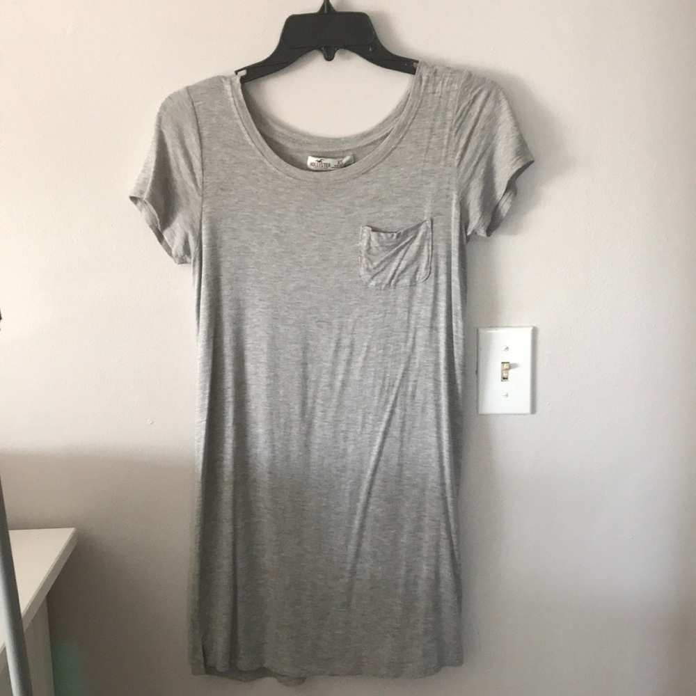 Grey T-shirt dress